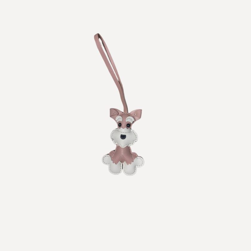 Baby pink puppy charm