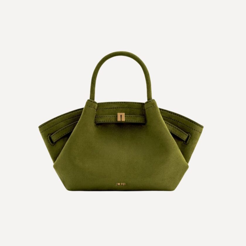Mini velvet green bag (pre order)