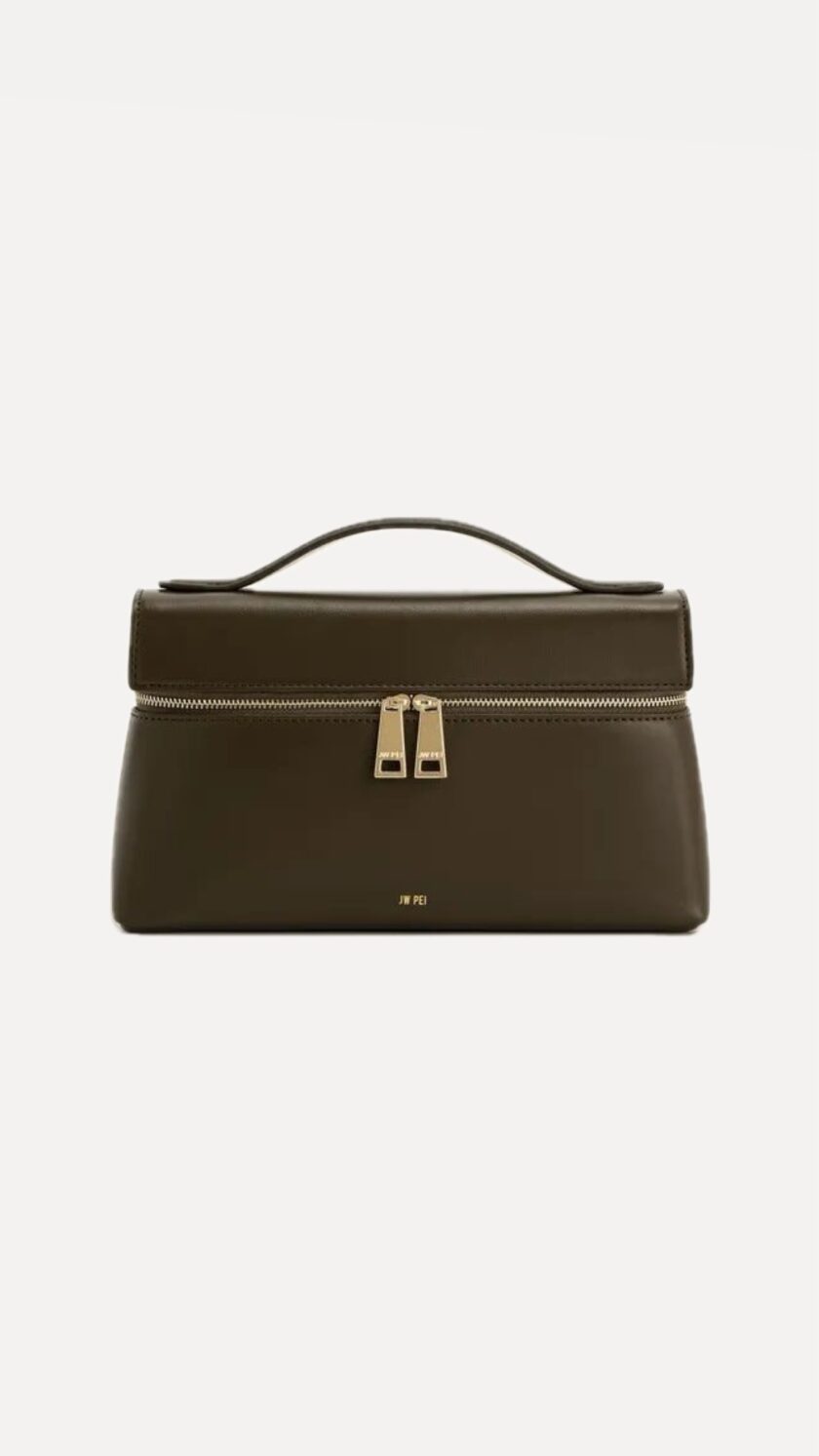 Olive green thea top handle bag (pre order)