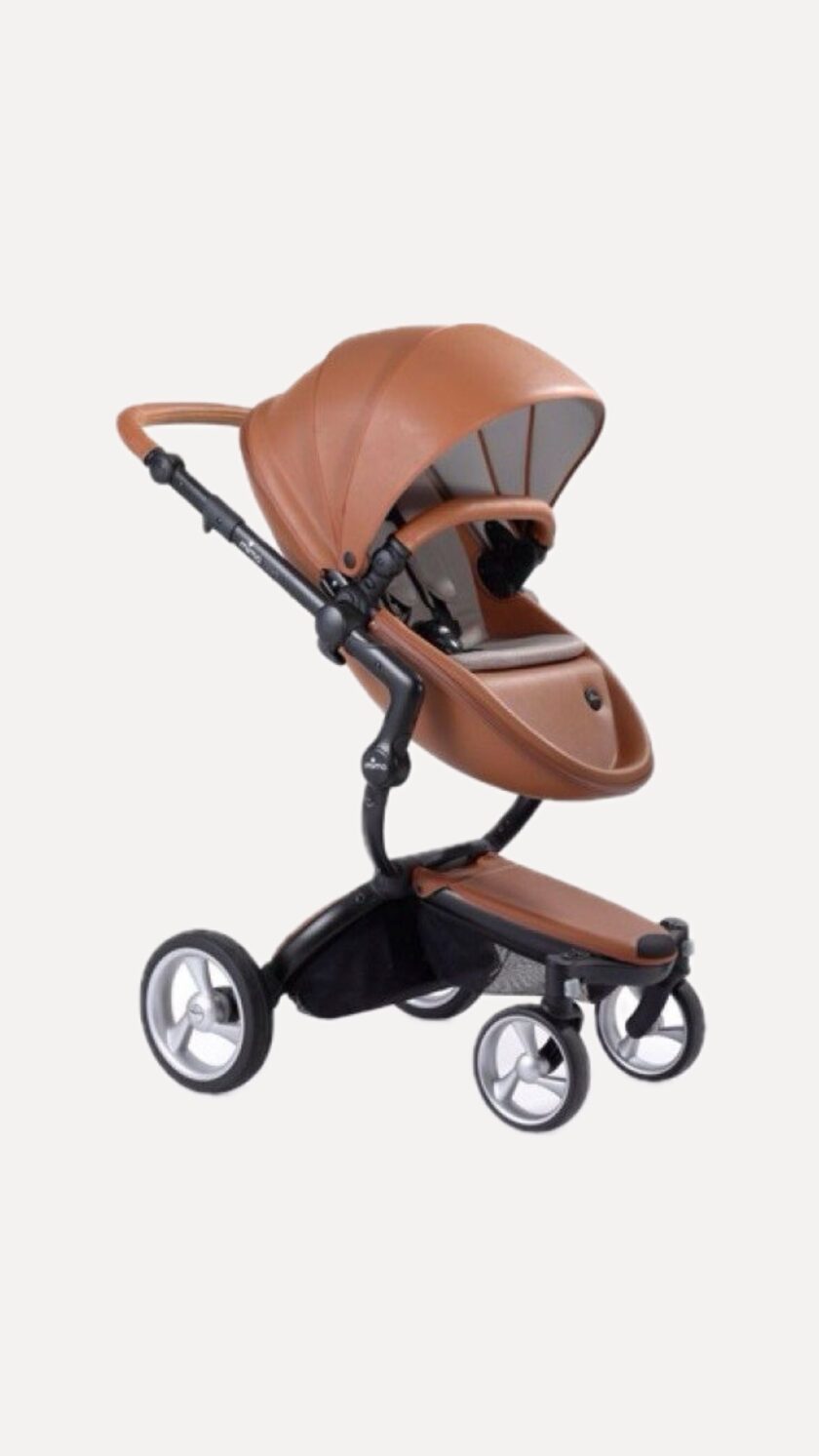 Mima Xari Max black frame + camel seat
