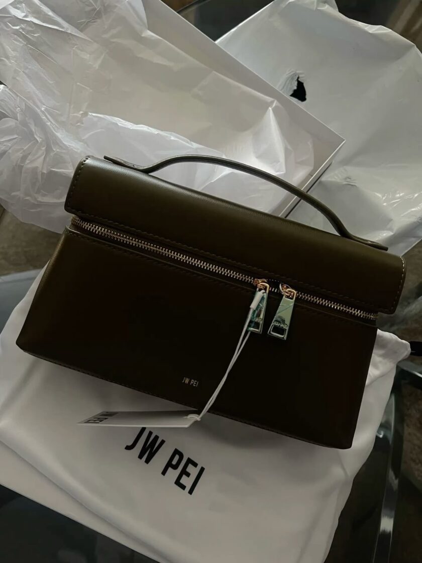Olive green thea top handle bag (pre order) - Image 2