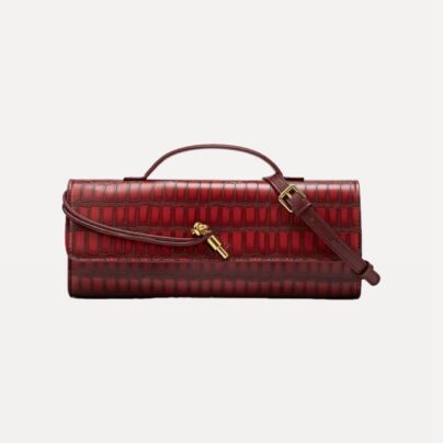 Cherry red hand bag